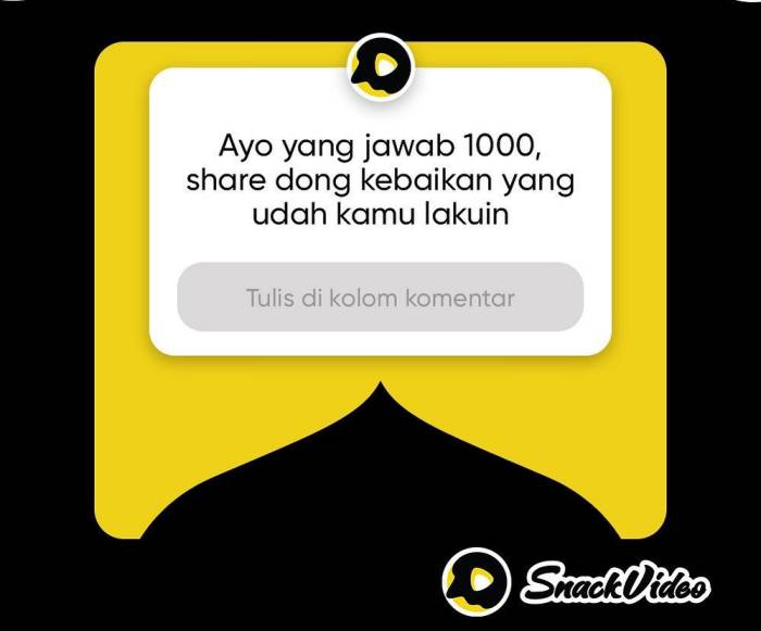 Hapus Akun Snack Video IGsnack Video Indonesia