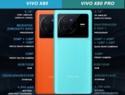 Harga dan Spesifikasi Vivo X80 dan X80 Pro di Indonesia