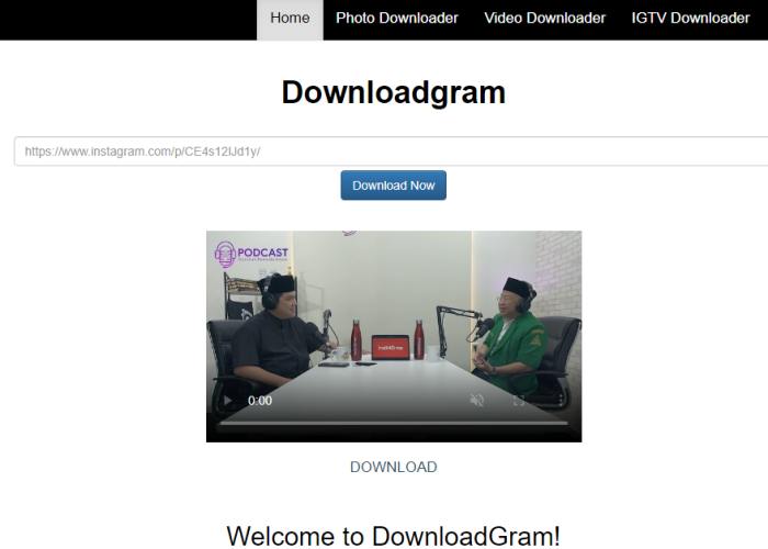 Cara Download Video IGTV Online Tanpa Aplikasi