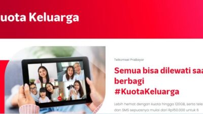 Harga Paket Kuota Keluarga Telkomsel 2022