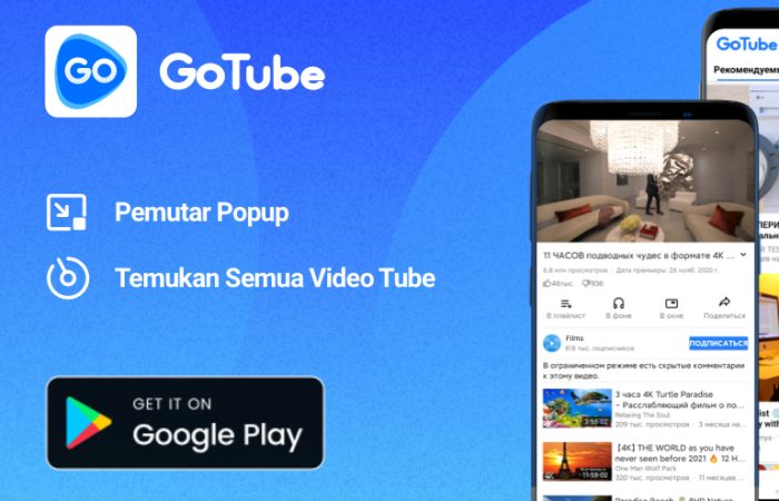 Nonton Youtube Tanpa Iklan Dengan GoTube 2022