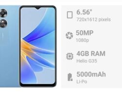 Oppo A17 Spesifikasi dan Harga di Indonesia