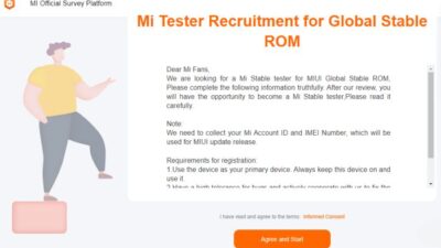 Cara Mudah Daftar Tester Mi Pilot Xiaomi Di MIUI 13