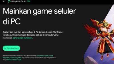 Google Play Games Cara Main Games Android Di PC