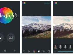 Aplikasi Edit Foto di HP Terbaik Afterlight 2023