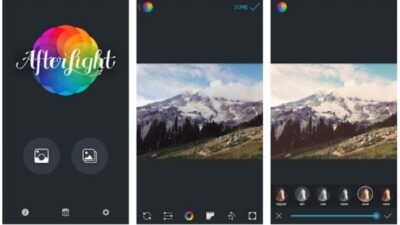 Aplikasi Edit Foto Di HP Terbaik Afterlight 2023