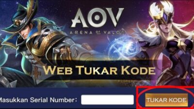 Kode Redeem Games AOV Arena Of Valor Terbaru Juni 2023